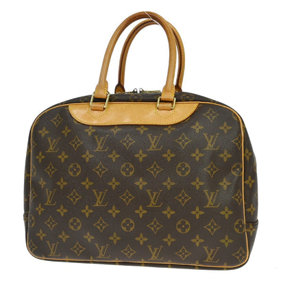 Louis Vuitton Deauville Monogram Canvas, Brown, Canvas, Handbag