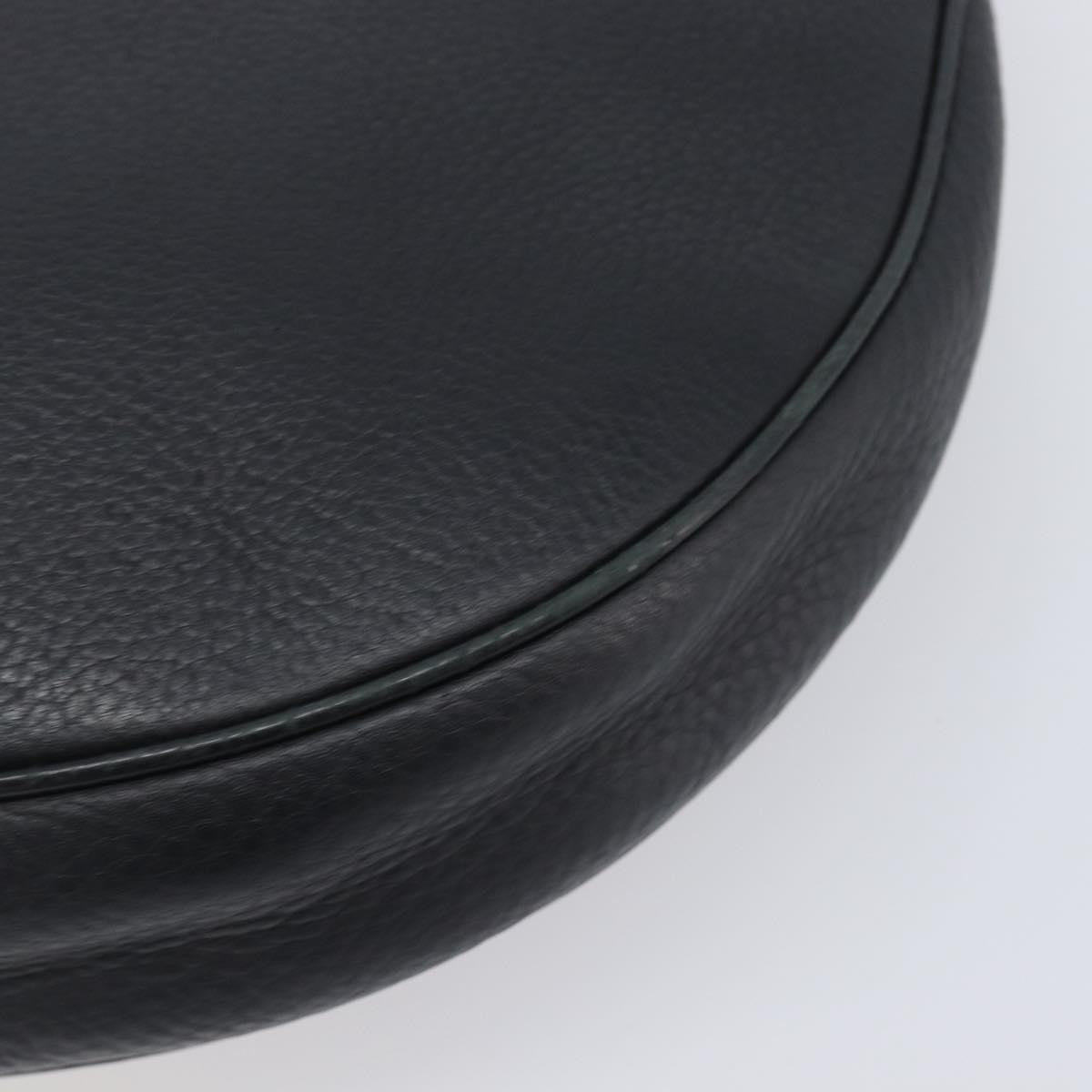 Salvatore Ferragamo Gancini Leather, Black, Leather, Crossbody Bag