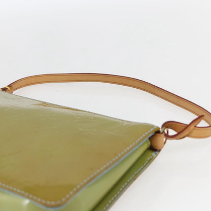 Louis Vuitton Lexington Pochette Monogram Vernis, Green, Patent Leather, Clutch