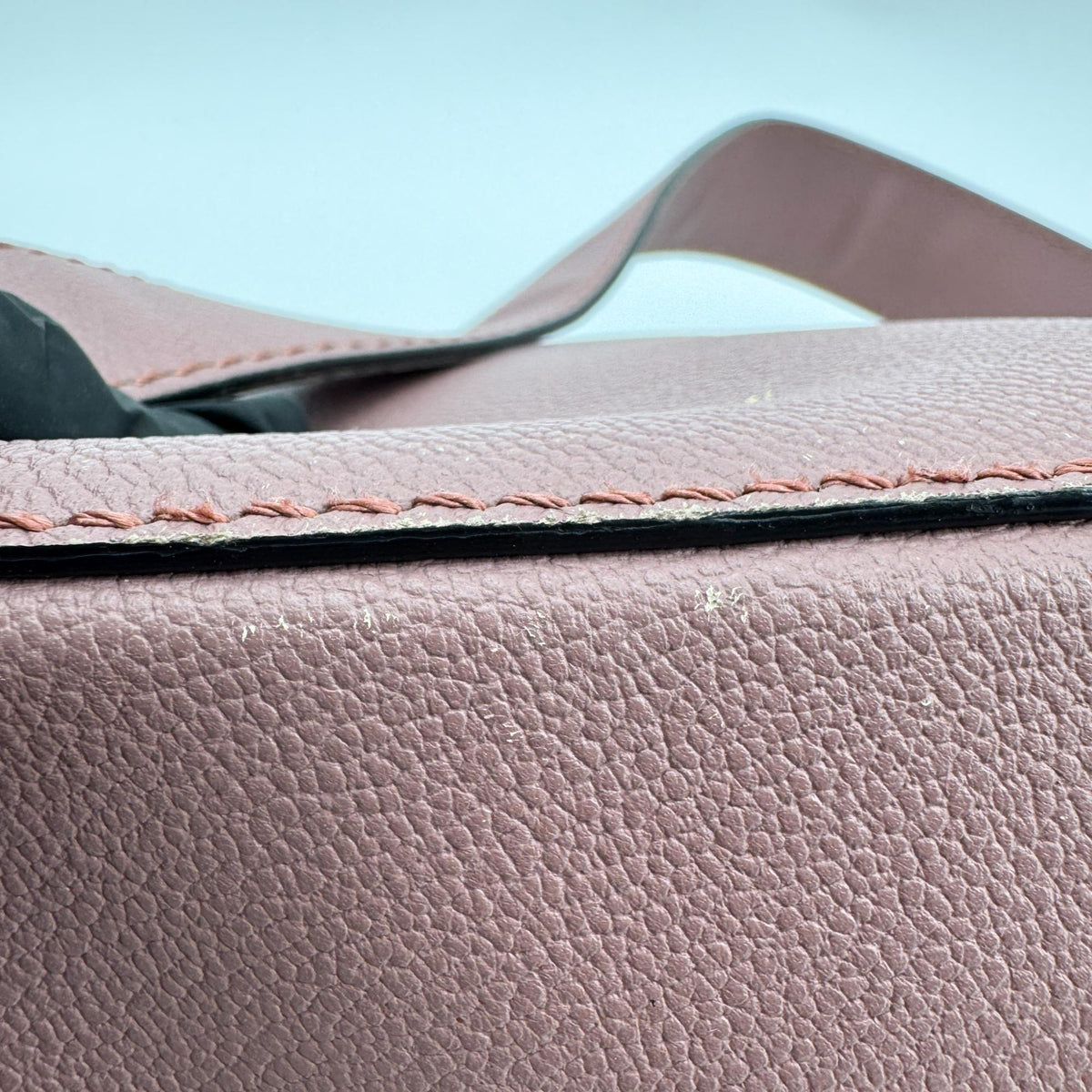 Burberry Helmsley Leather, Pink, Calfskin, Handbag