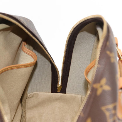 Louis Vuitton Deauville Handbag Monogram Canvas, BROWN, CANVAS, Handbag