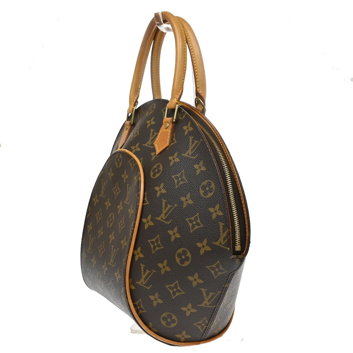 Louis Vuitton Ellipse Monogram, Brown, Leather, Handbag