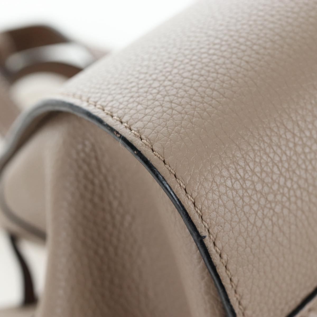 Loewe Hammock Leather, Beige, Leather, Handbag