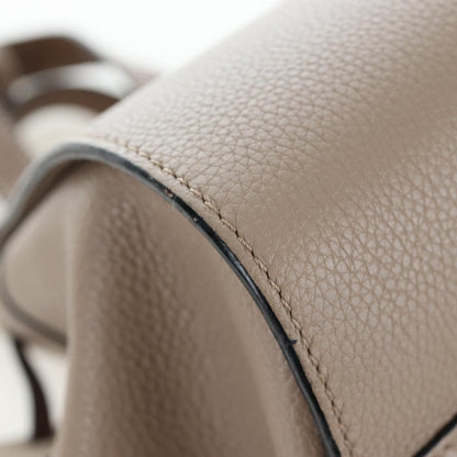 Loewe Hammock Leather, Beige, Leather, Handbag