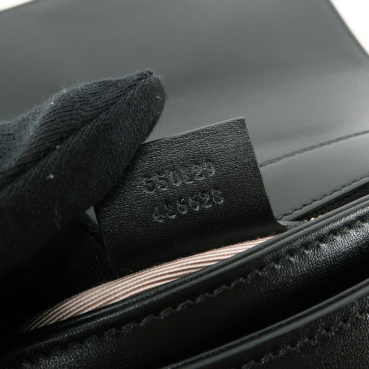 Gucci Arli Leather, Black, Leather, Shoulder Bag