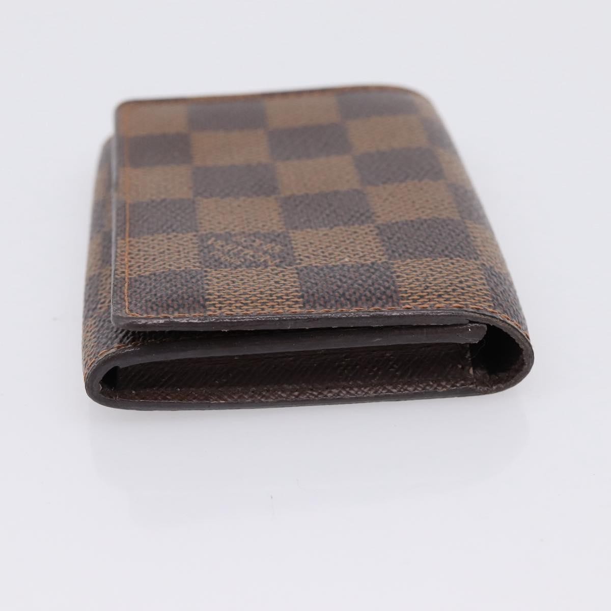 Louis Vuitton Business Card Case Damier, Brown, Canvas, Card Holder