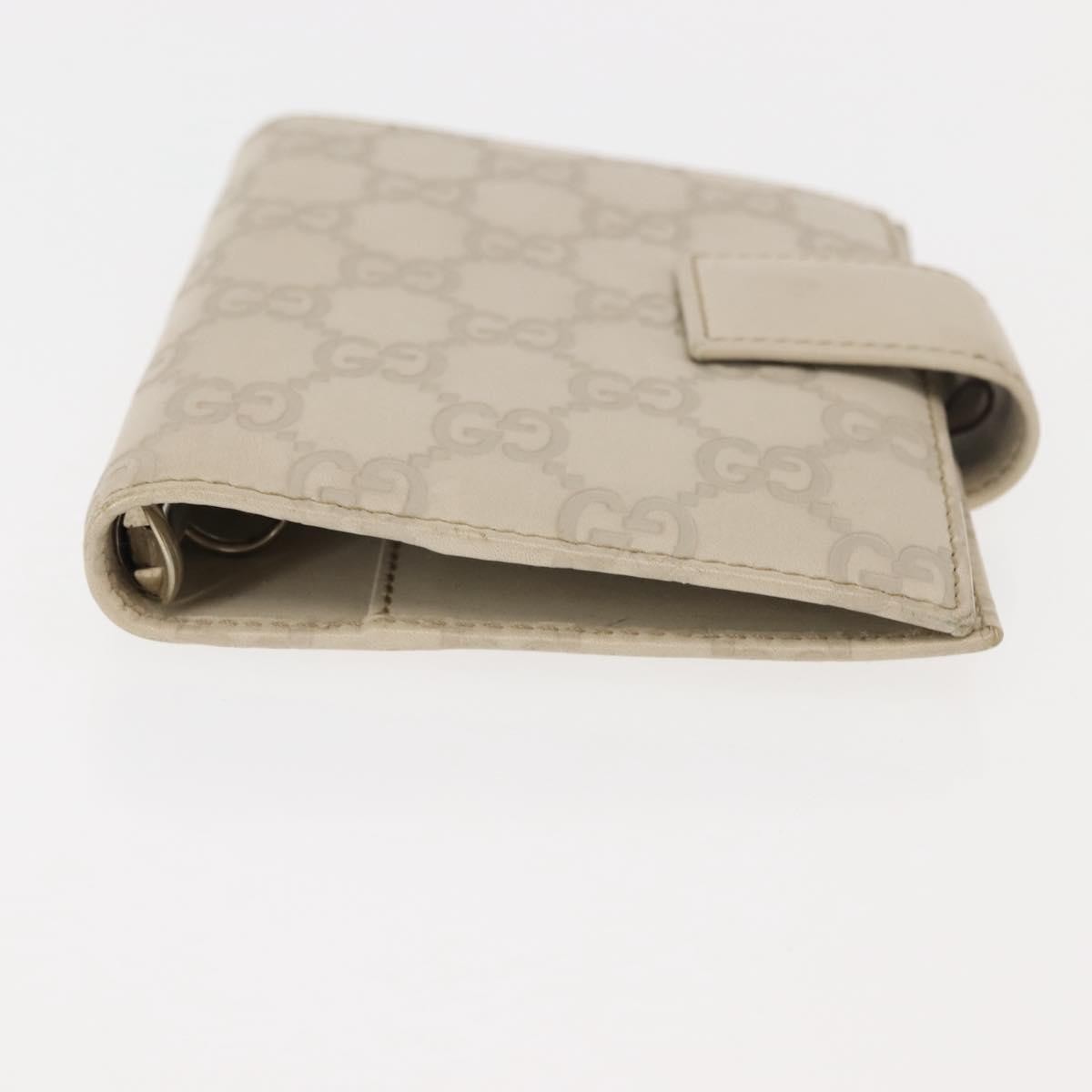 Gucci Ring Agenda Cover Guccissima Leather, Beige, Leather, Briefcase