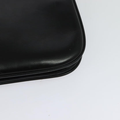 Bally Vintage Leather, Black, Leather, Shoulder Bag