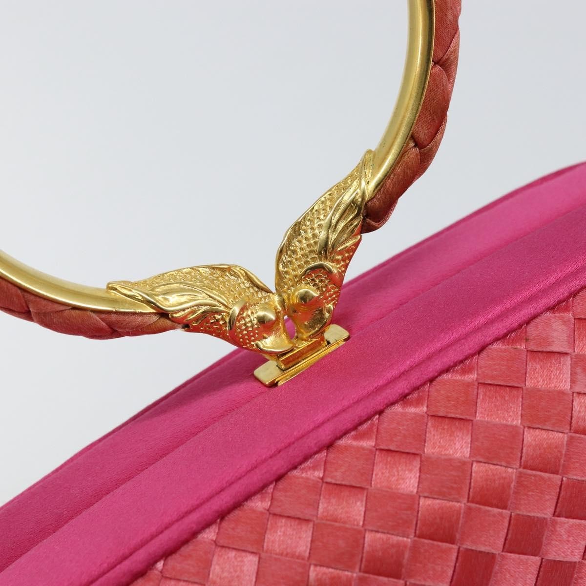 Bottega Veneta Intrecciato Clutch Satin, Pink, Satin, Clutch
