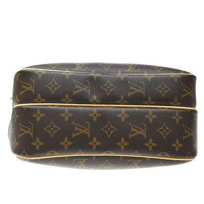 Louis Vuitton Reporter Monogram Canvas, Brown, Canvas, Shoulder Bag