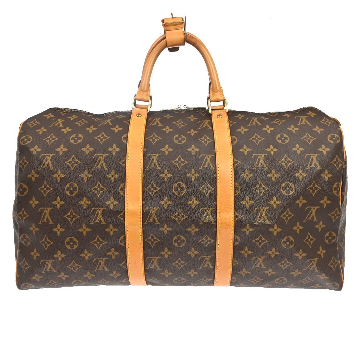 Louis Vuitton Keepall Monogram Canvas, Brown, Canvas, Travel Bag