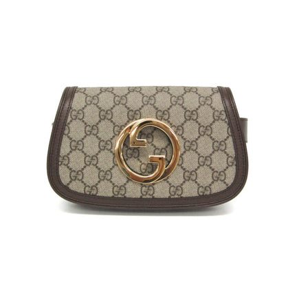 Gucci Blondie Belt GG Coated Canvas, Beige, Canvas, Clutch