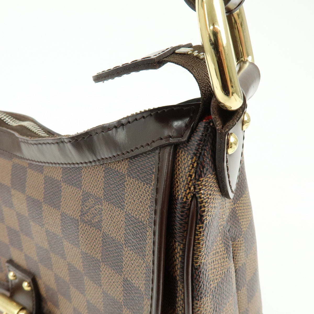 Louis Vuitton Highbury Damier, Brown, Canvas, Handbag