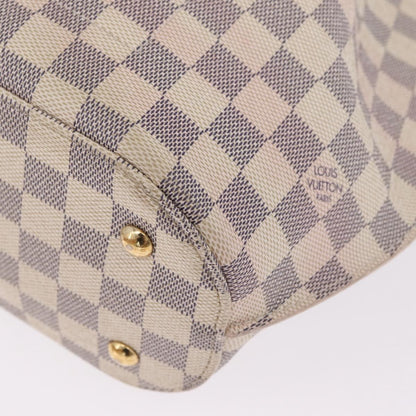 Louis Vuitton Girolata Damier, White, Canvas, Handbag