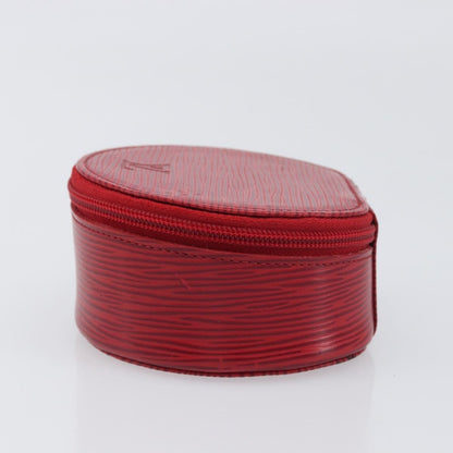Louis Vuitton Ecrin Bijoux Epi Leather, Red, Leather, Jewelry Set