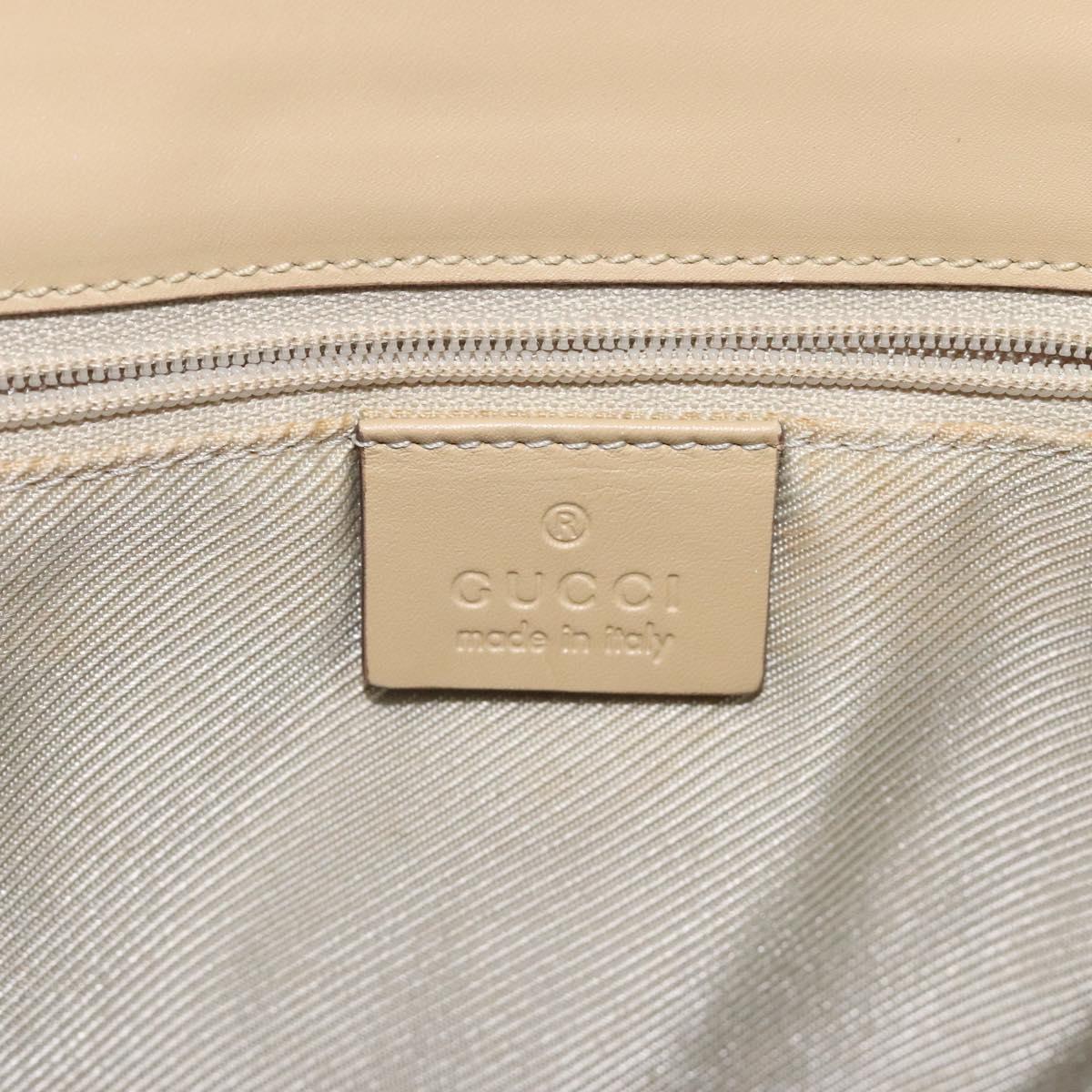 Gucci Bow Frame Chain Clutch Crystal GG Embellished Moire, BEIGE, LEATHER, Handbag