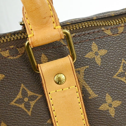 Louis Vuitton Keepall Monogram, Brown, Canvas, Travel Bag