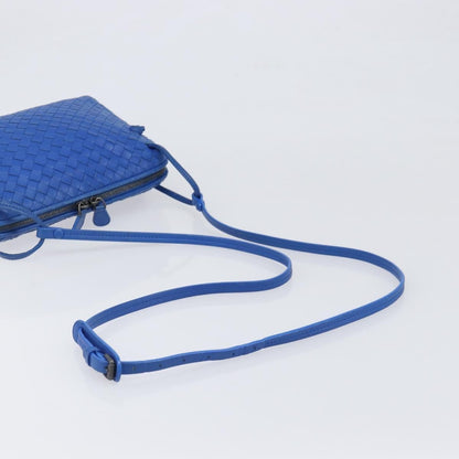 Bottega Veneta Nodini Intrecciato Nappa, Blue, Leather, Shoulder Bag