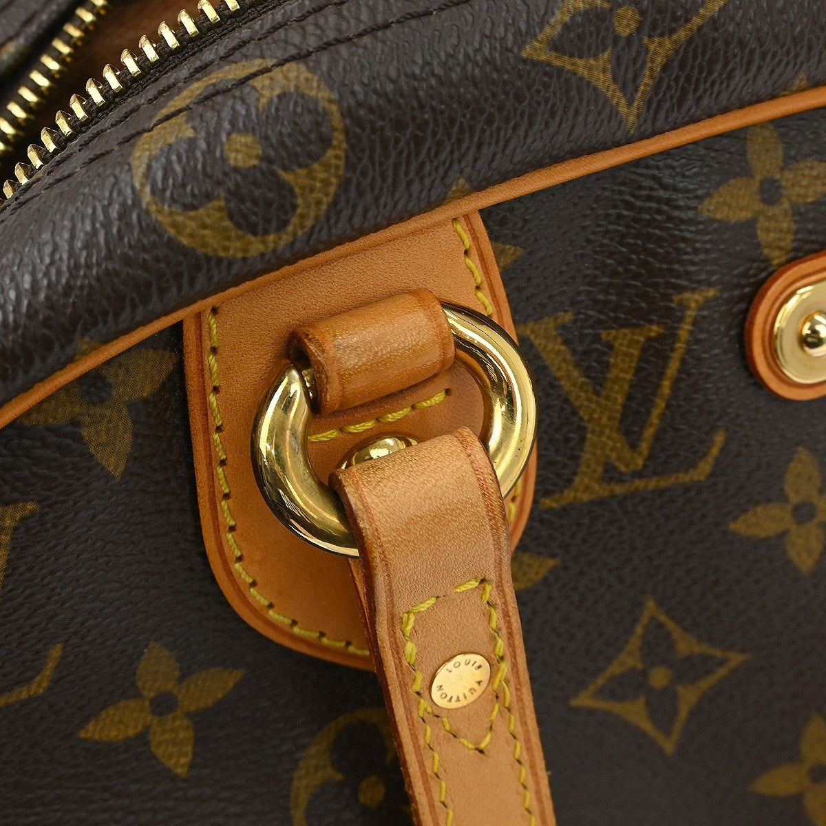 Louis Vuitton Montorgueil Monogram Canvas, Brown, Canvas, Handbag