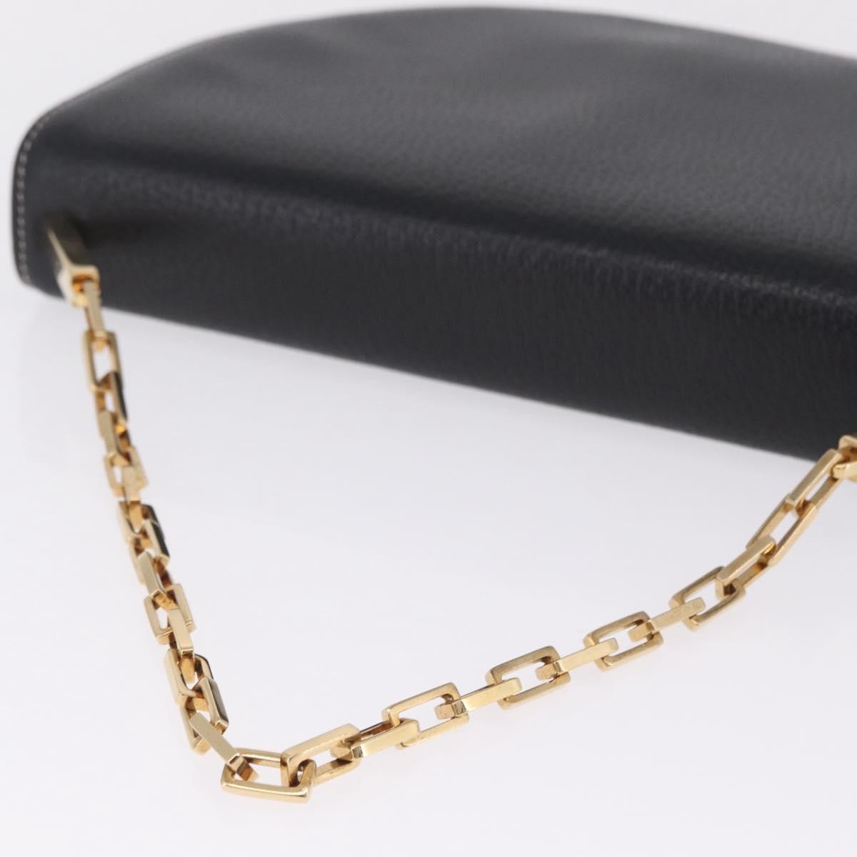 Fendi Shoulder Leather, Black, Leather, Shoulder Bag