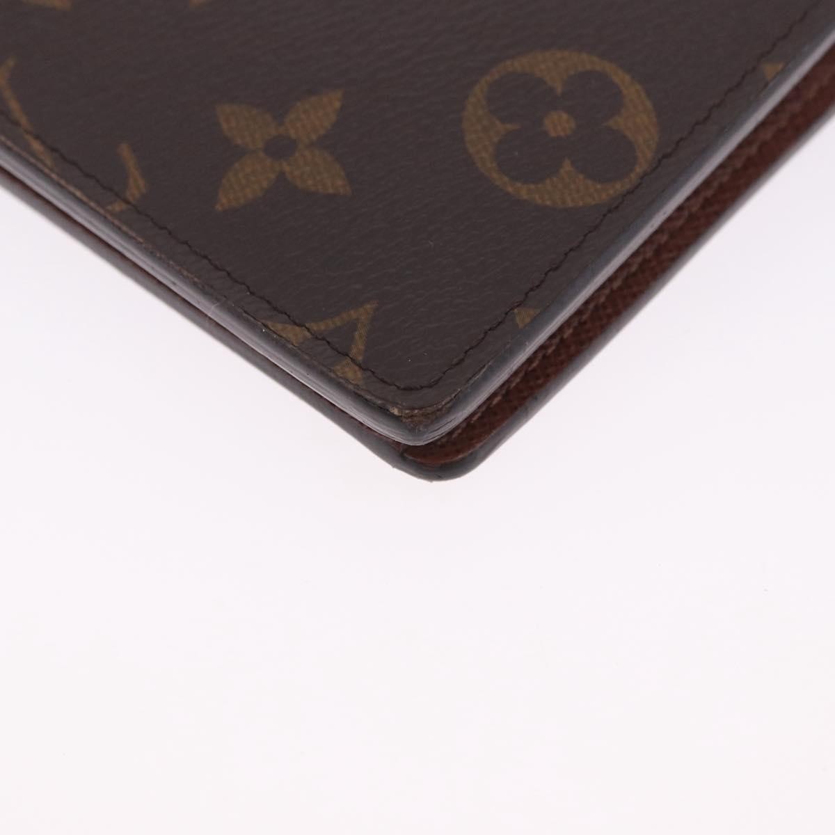 Louis Vuitton Brazza Monogram Canvas, Brown, Canvas, Wallet