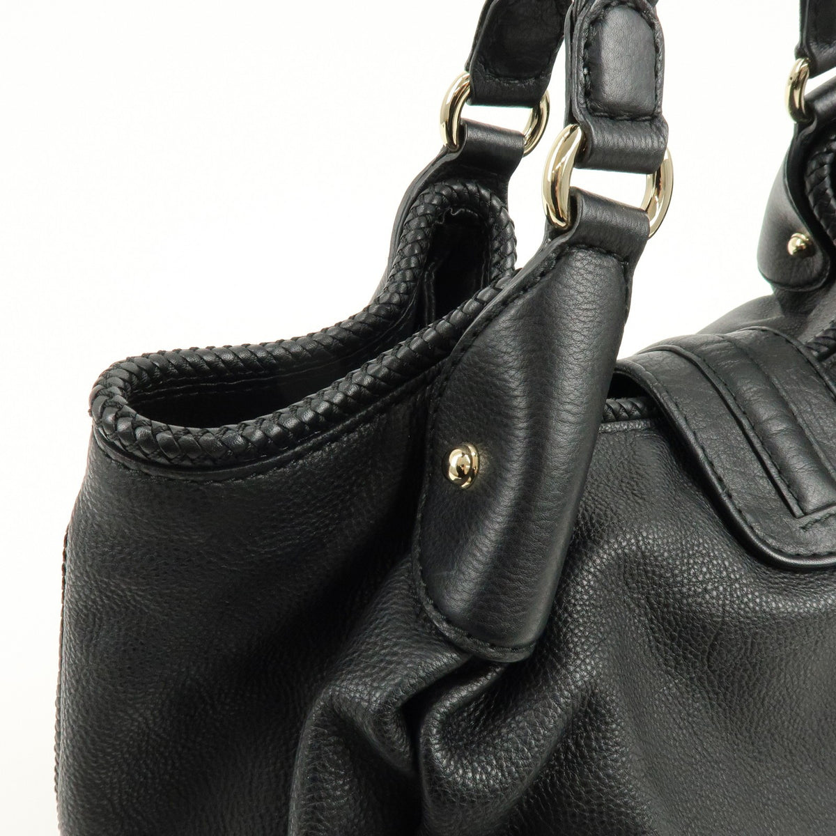 Gucci Marrakech Leather, Black, Leather, Tote Bag
