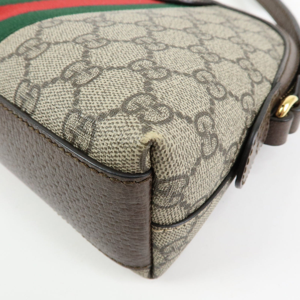 Gucci Ophidia Dome GG Coated Canvas, Beige, Canvas, Shoulder Bag
