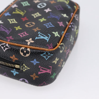 Louis Vuitton Wapity Trousse Monogram Multicolor, Black, Canvas, Clutch