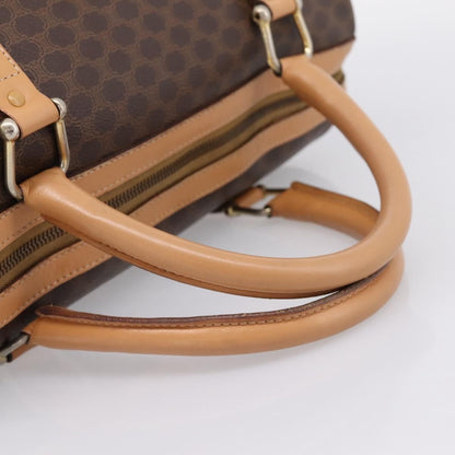 Celine boston Macadam Canvas, Brown, Canvas, Travel Bag
