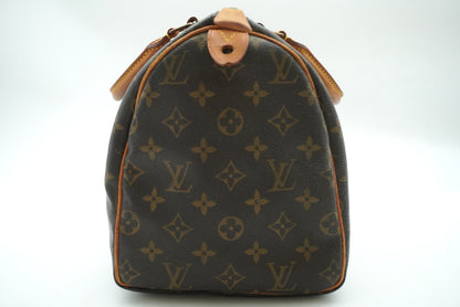 Louis Vuitton Speedy Monogram Canvas, Brown, Canvas, Handbag