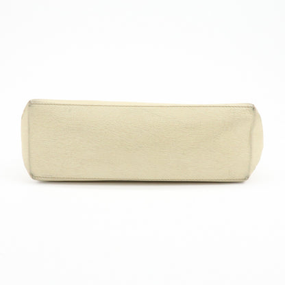 Loewe Vintage Velazquez Top Handle Leather, Beige, Leather, Handbag