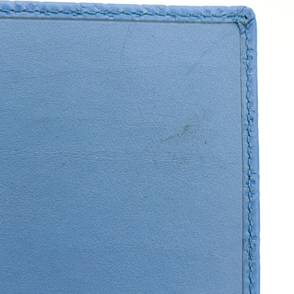 Gucci Wallet on Strap Microguccissima Leather, Blue, Leather, Crossbody Bag