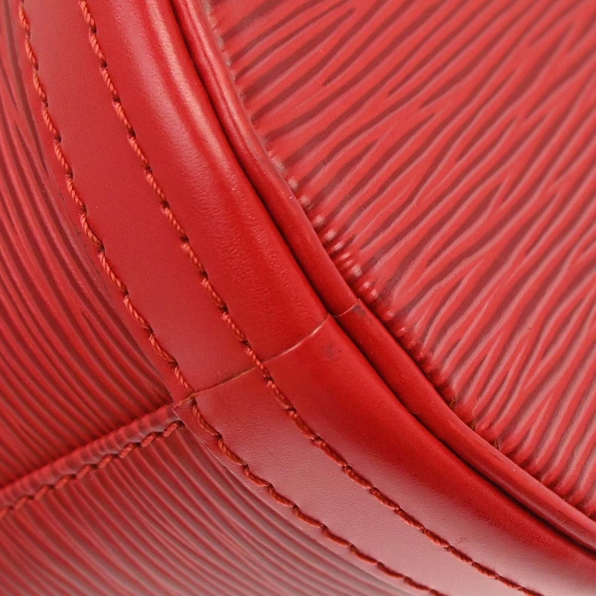 Louis Vuitton Bucket Epi Leather, Red, Leather, Tote Bag
