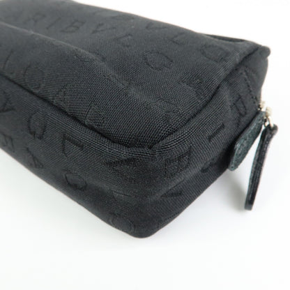Bvlgari Pouch Canvas, Black, Canvas, Clutch
