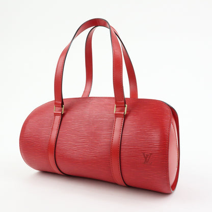 Louis Vuitton Soufflot Epi Leather, Red, Leather, Tote Bag