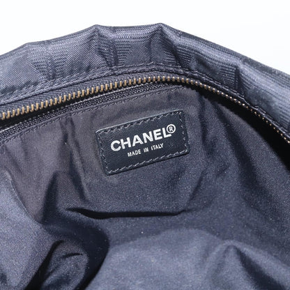 Chanel Travel Line Boston Nylon, Black, Nylon, Travel Bag