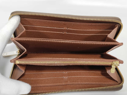 Louis Vuitton Zippy Monogram Canvas, Brown, Canvas, Wallet