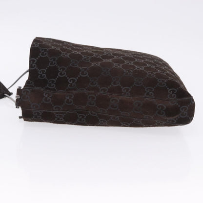 Gucci Vintage Hobo GG Suede, Multicolour, Suede, Shoulder Bag