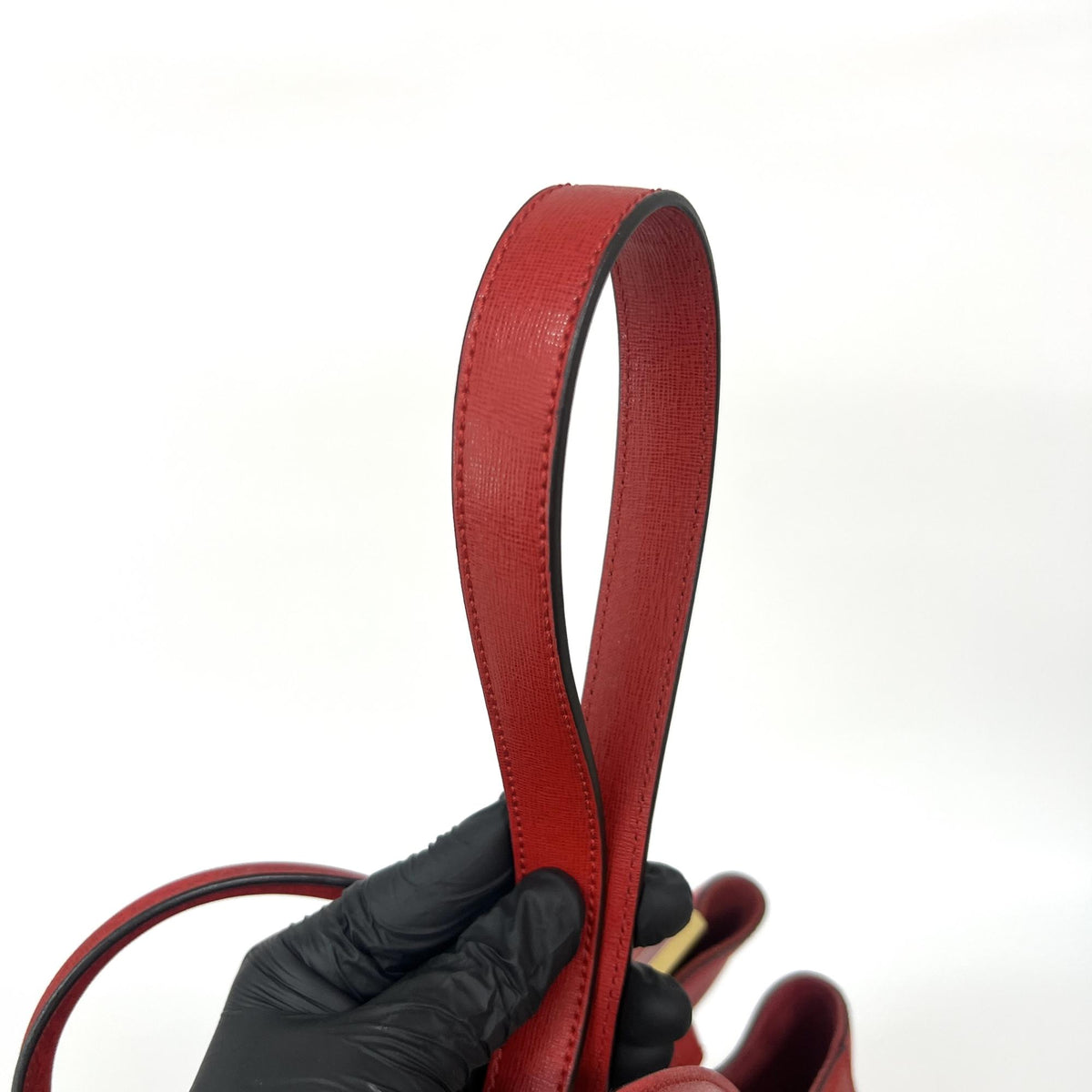 Fendi 2Jours Patent, Red, Leather, Handbag