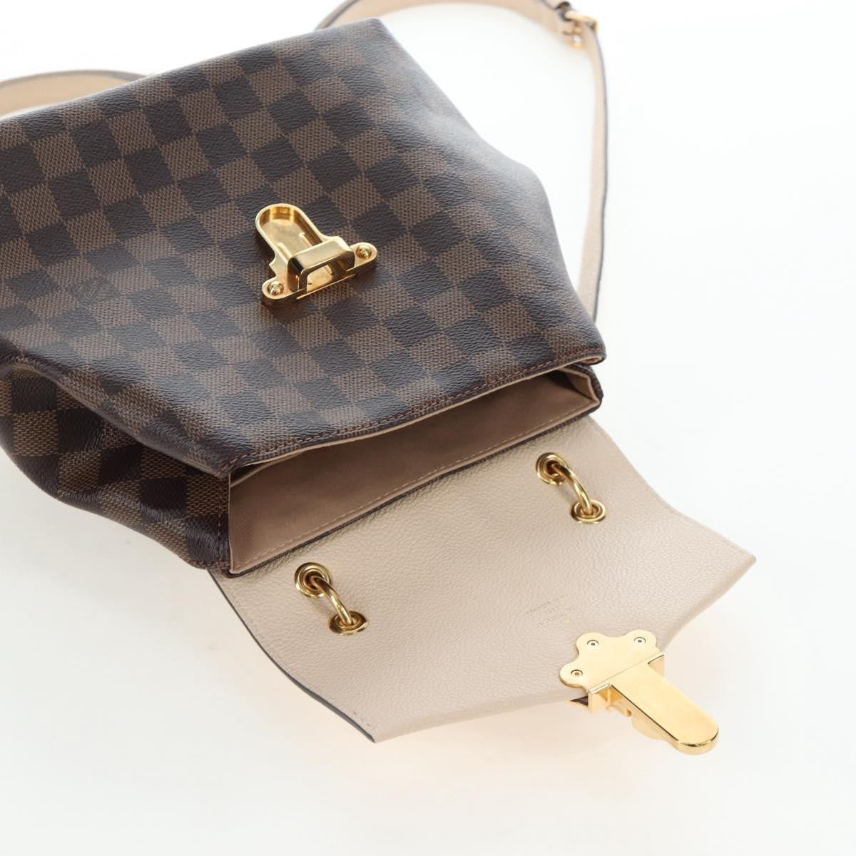 Louis Vuitton Clapton Backpack Damier and Leather, Brown, Canvas, Backpack