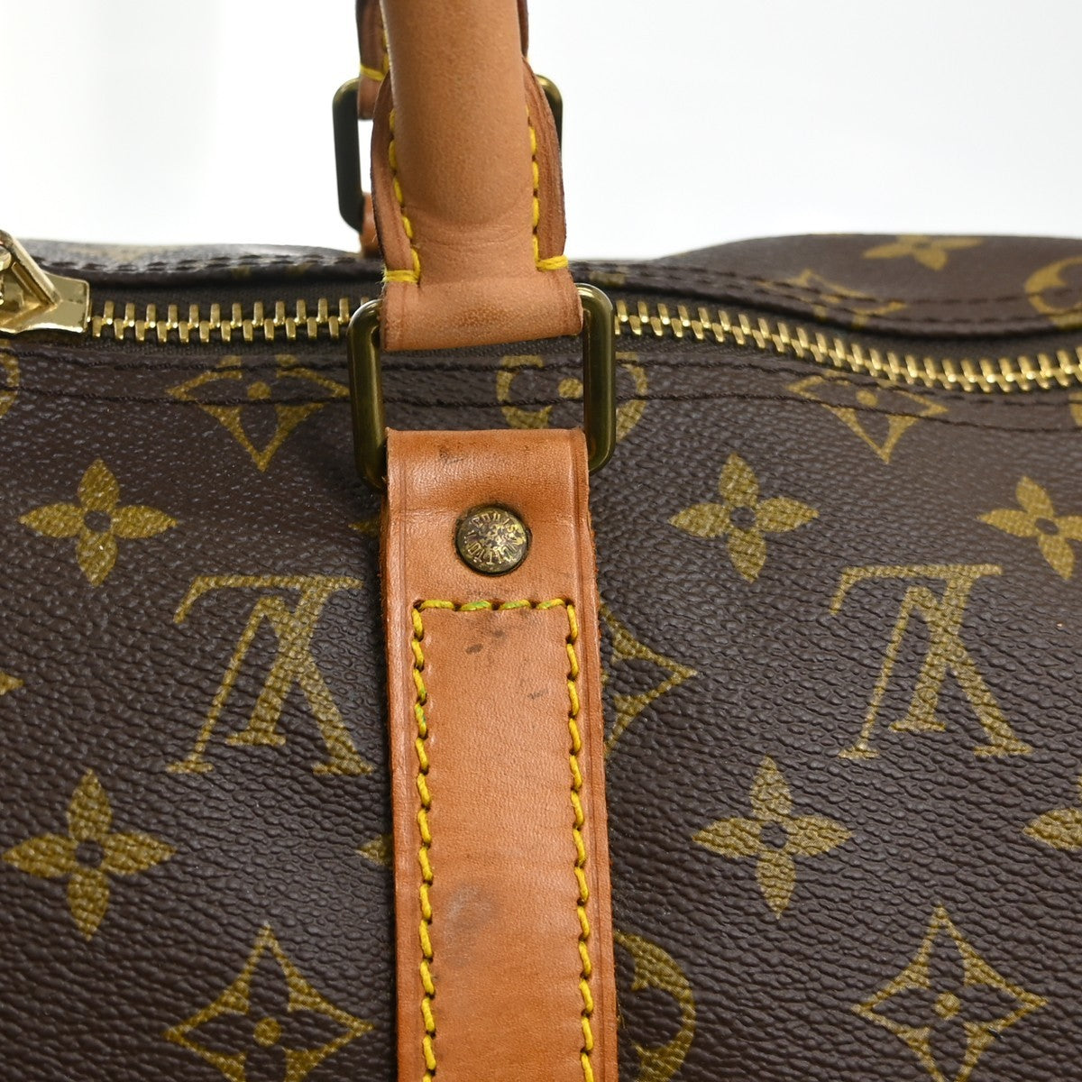 Louis Vuitton Keepall Monogram Canvas, Brown, Canvas, Travel Bag