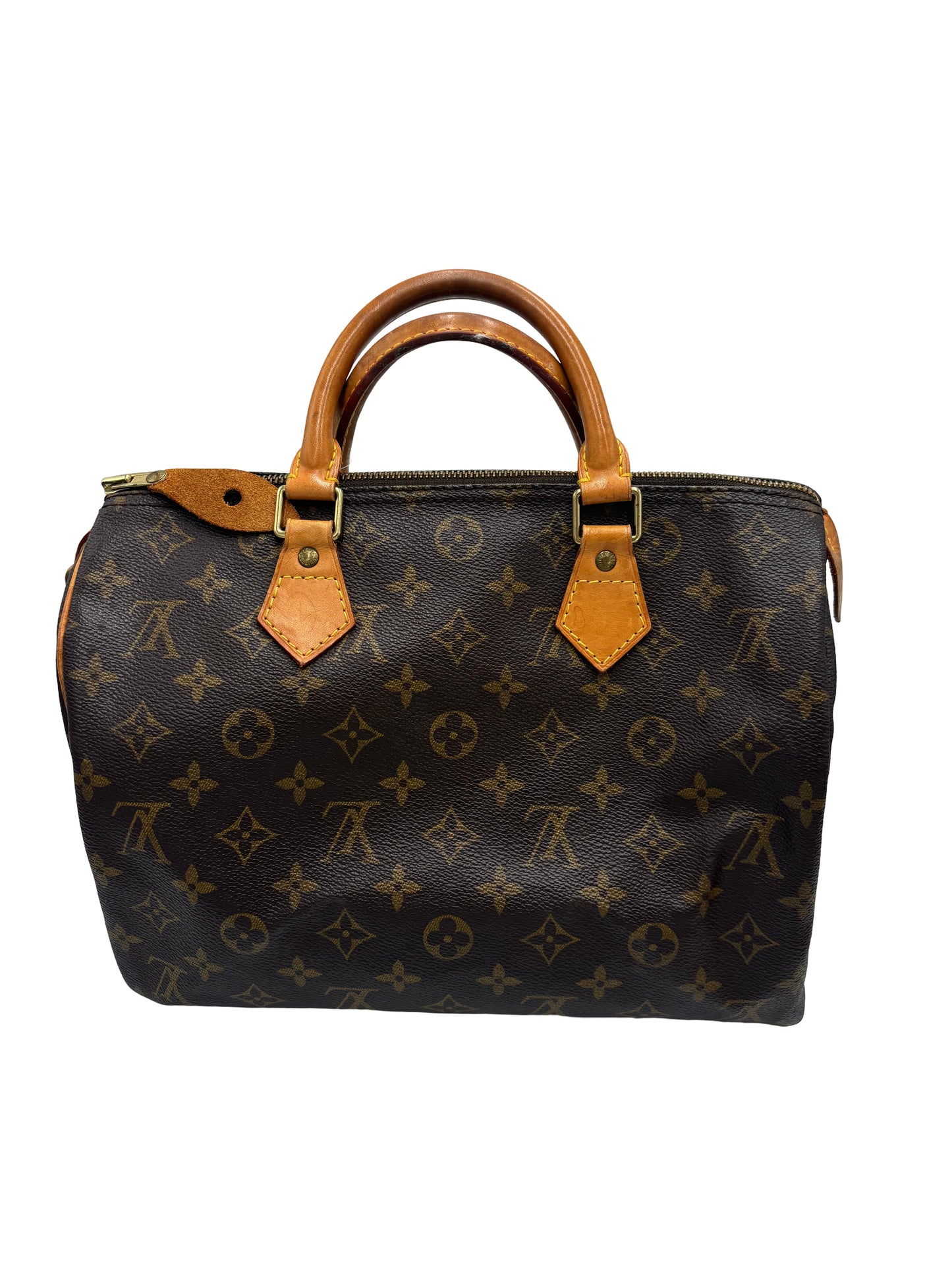 Louis Vuitton Speedy Monogram Canvas, Brown, Canvas, Handbag
