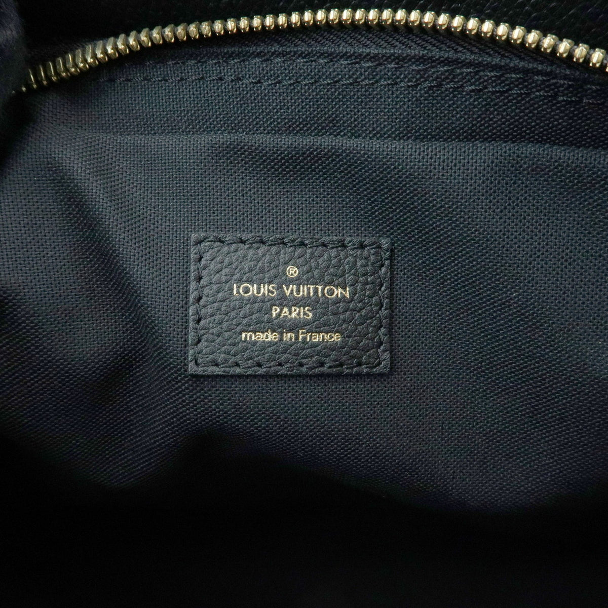 Louis Vuitton Vosges Whipstitch Monogram Empreinte Leather, Black, Leather, Handbag