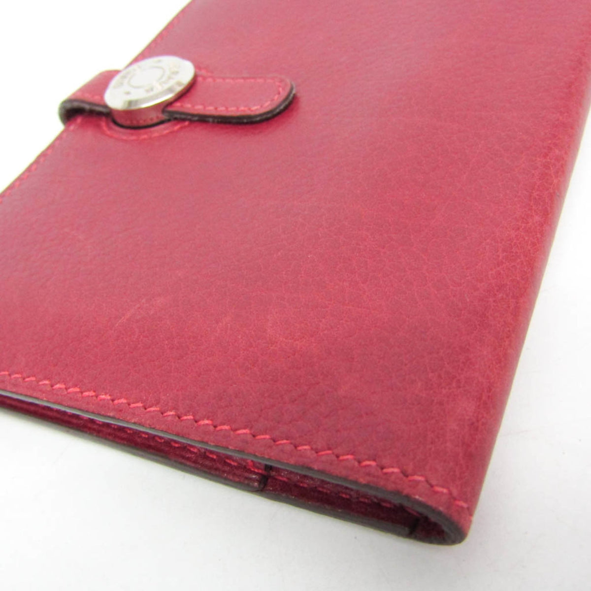 Hermes Dogon Compact Leather, Red, Leather, Wallet