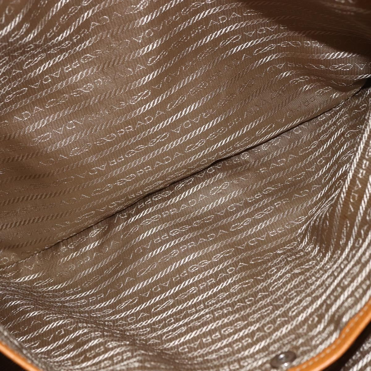 Prada Convertible Shopper Vitello Daino, Brown, Leather, Tote Bag