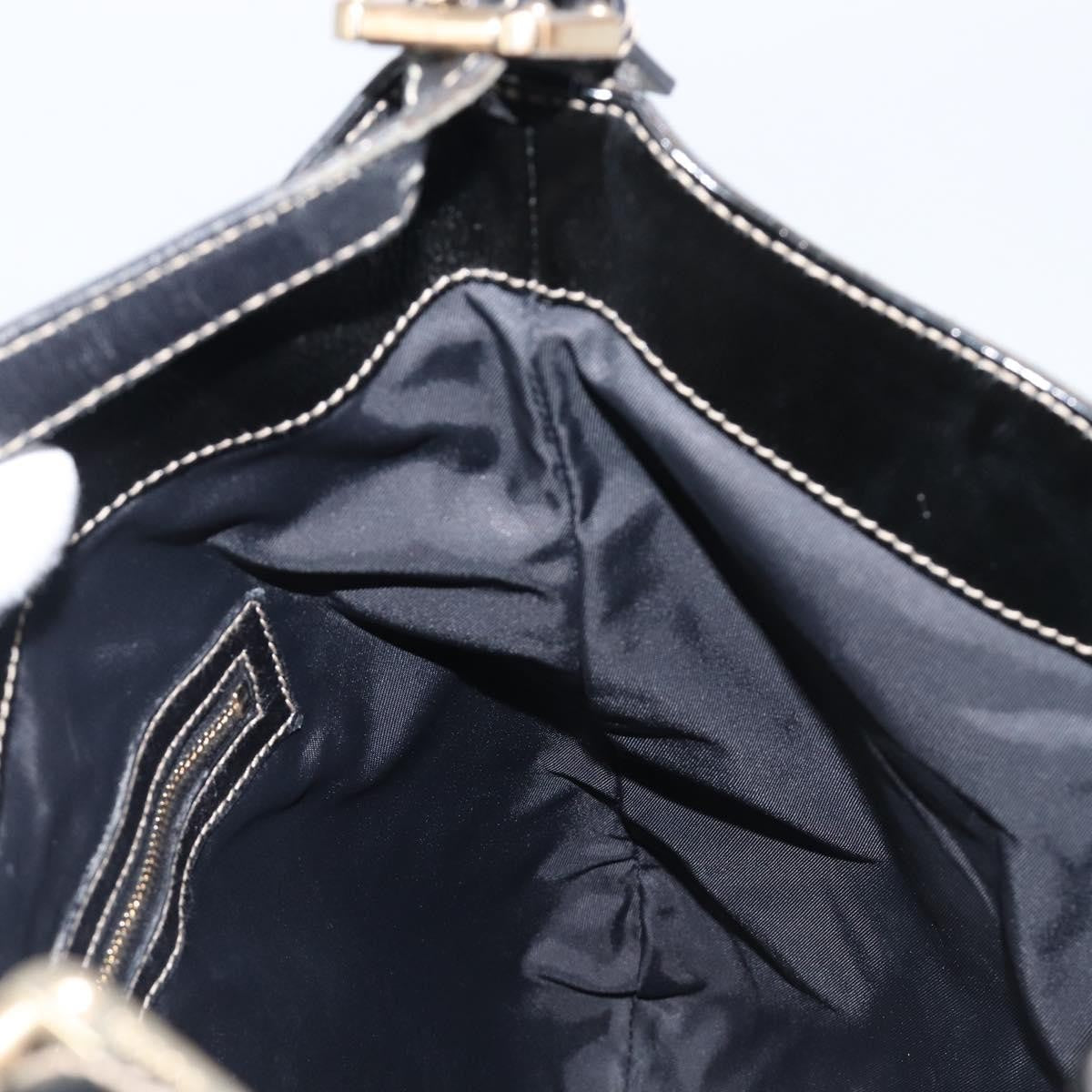 Gucci Britt Web Hobo Dialux Coated Canvas, Black, Canvas, Shoulder Bag
