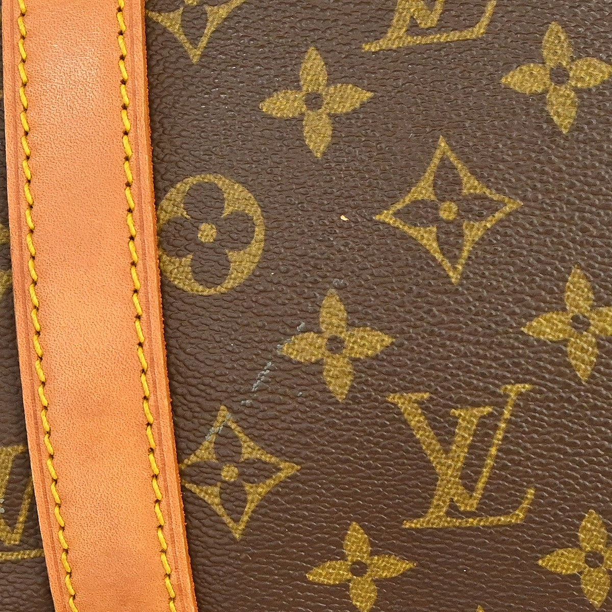 Louis Vuitton Keepall Monogram Canvas, Brown, Canvas, Travel Bag
