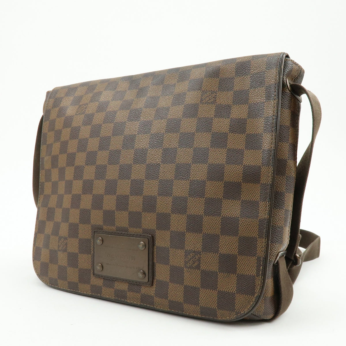 Louis Vuitton Brooklyn Damier, Brown, Canvas, Shoulder Bag