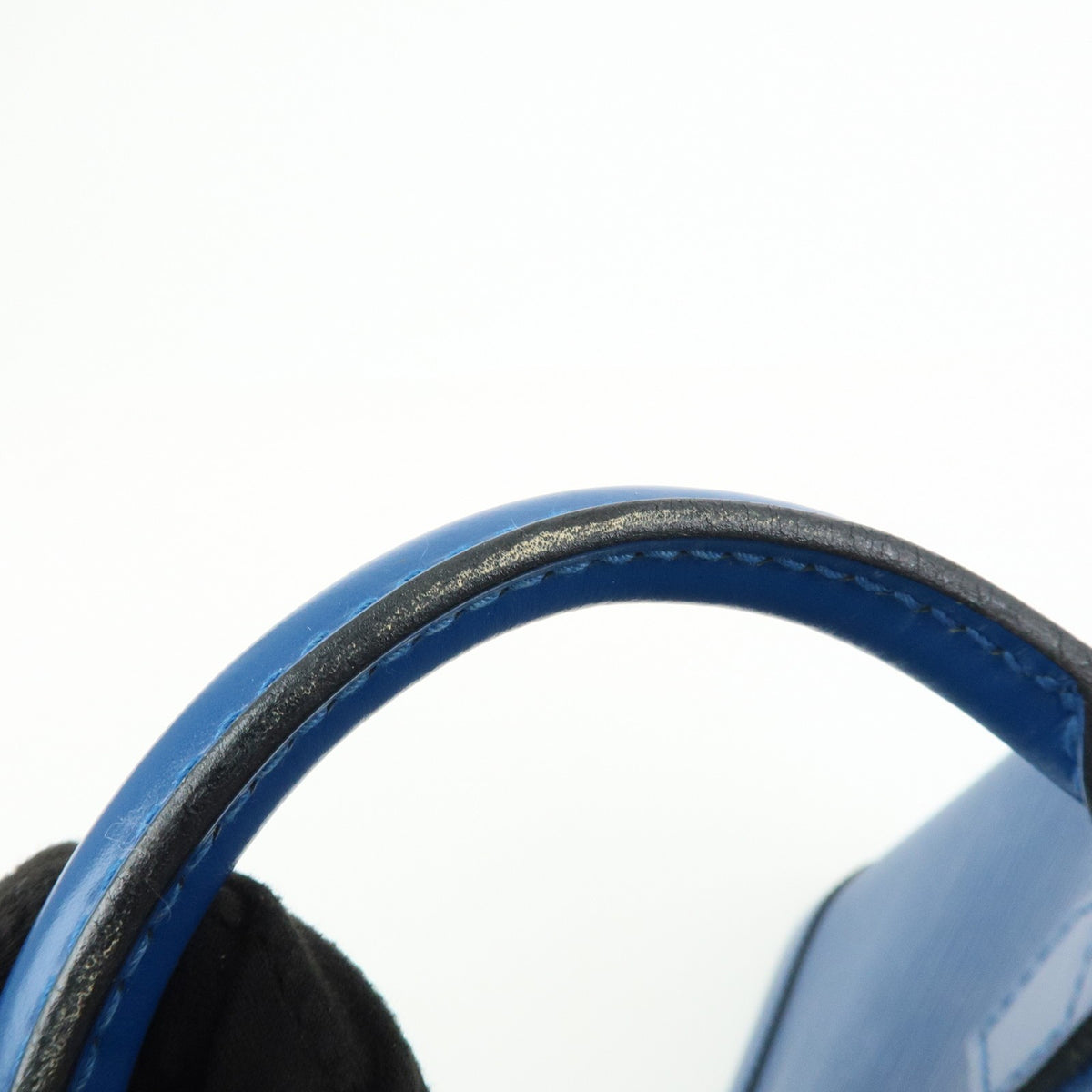 Louis Vuitton Alma Epi Leather, Blue, Leather, Handbag