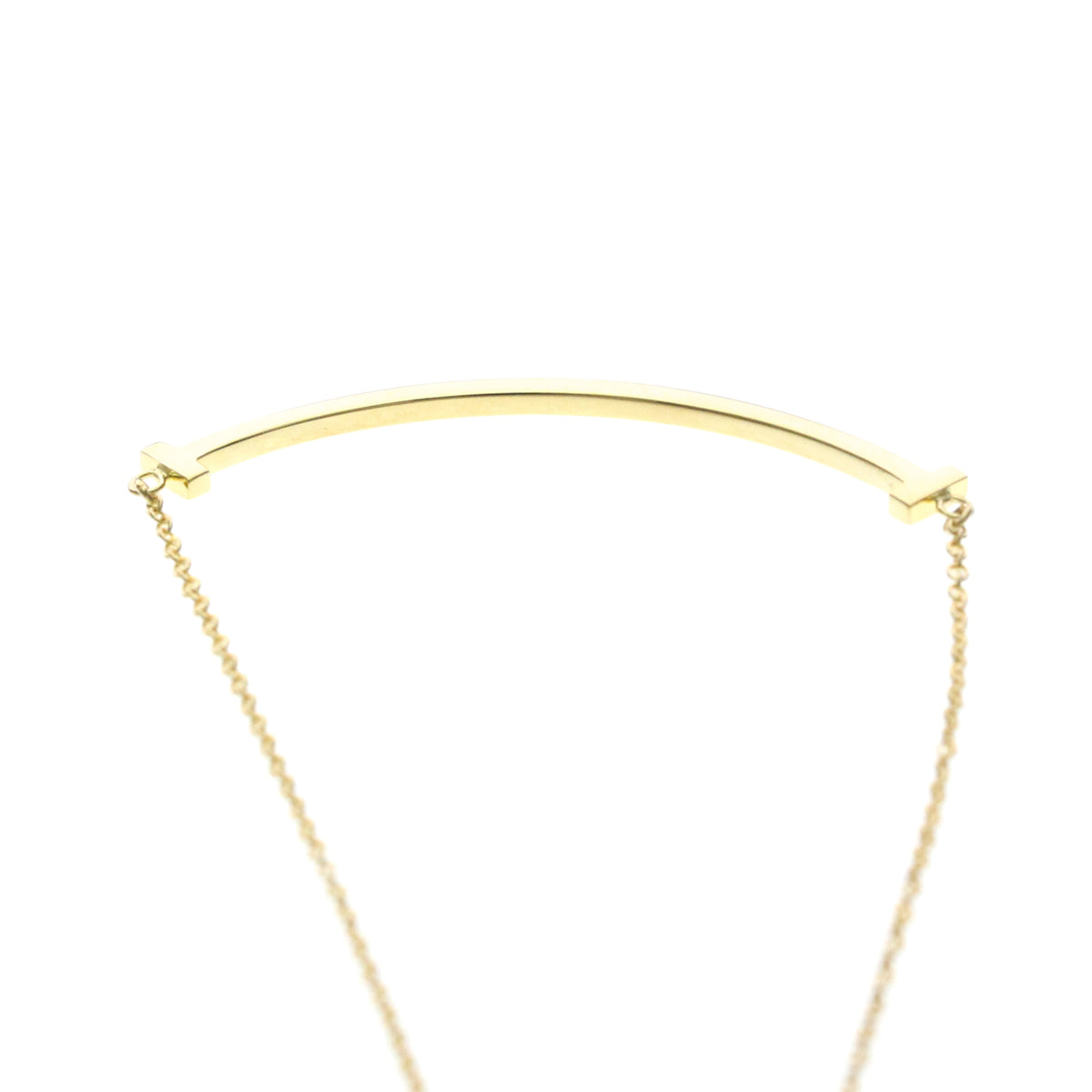 Tiffany & Co. T Smile Pendant 18K Yellow Gold, Gold, Yellow Gold, Necklace